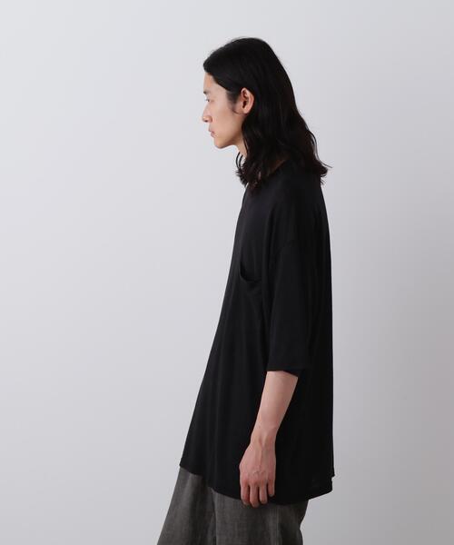 YLEVE（イレーヴ） tシャツ YLEVE / LINEN POCKET T-SHIRT メンズ