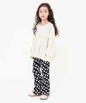 tシャツ ペプラムロンT キッズ 子供服 女の子の詳細画像3