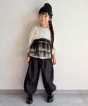 tシャツ ペプラムロンT キッズ 子供服 女の子の詳細画像5