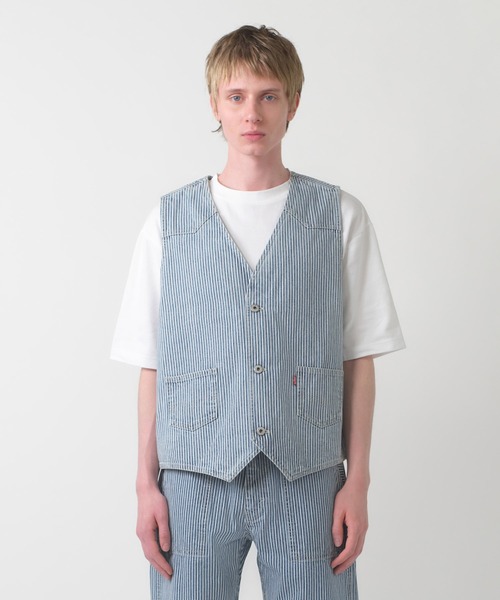 Levi's（リーバイス） ベスト L ブルー メンズ : ZOZOTOWN Yahoo!店
