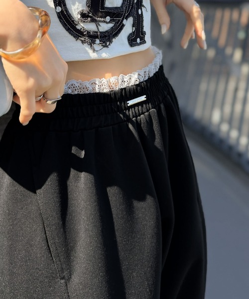「mily bilet」 スウェットパンツ SMALL オートミール レディース_画像6