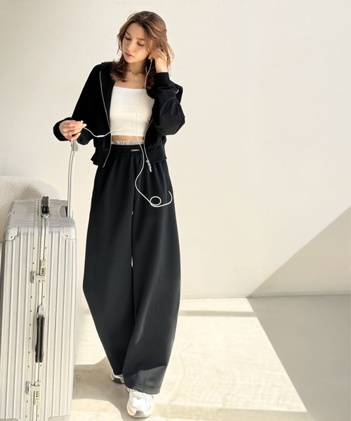 「mily bilet」 スウェットパンツ SMALL オートミール レディース_画像7