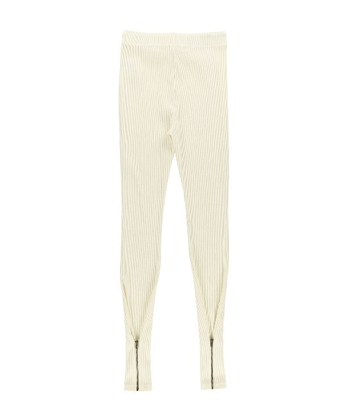 ALEXIA STAM（アリシアスタン） パンツ Zip Hem Rib Pants/ジップヘム 