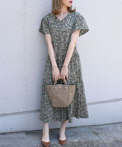 ワンピース Ships Any フラワー プリント ティアード ワンピース ウォッシャブル Zozotown Paypayモール店 通販 Paypayモール