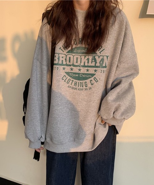 Girly Doll（ガーリードール） トレーナー スウェット カレッジロゴ