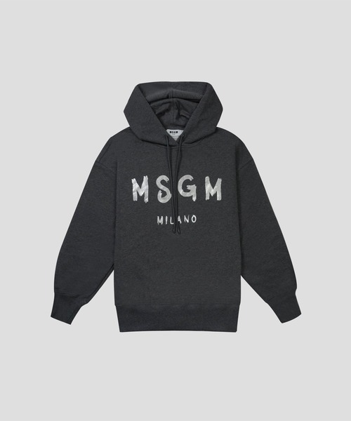 パーカー 【New Color】MSGM ブラッシュロゴ パーカー パーカー 【New Color】MSGM ブラッシュロゴ パーカー