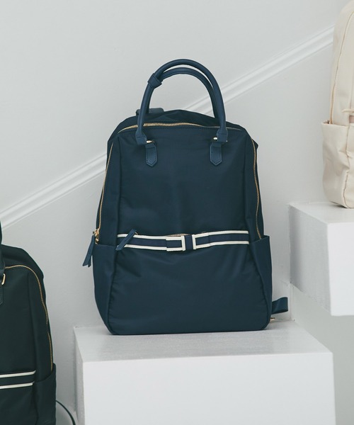 tocco closet（トッコ クローゼット） デイバック リュック 配色リボン