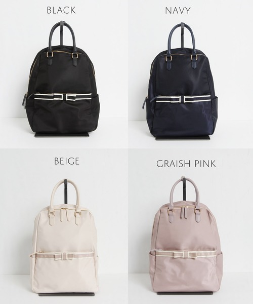 tocco closet（トッコ クローゼット） デイバック リュック 配色リボン