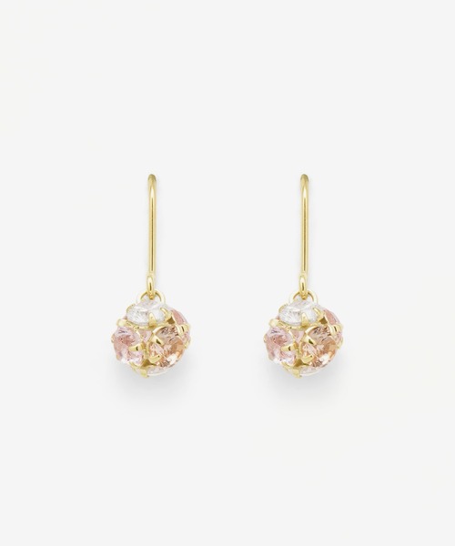 BLOOM（ブルーム） ピアス K10 イエローゴールド キュービック