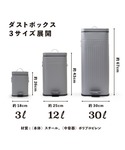 ゴミ箱 ダストボックス bcl/Galva ス...の詳細画像4