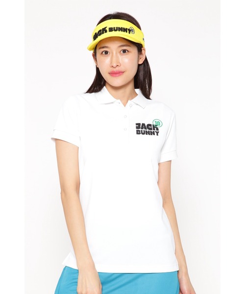 ☆新品未着用品☆ JACK BUNNY レディースポロシャツ サイズ 1(M) 中古 レディース ジャックバニー Jack Bunny!! 半袖ポロシャツ 1