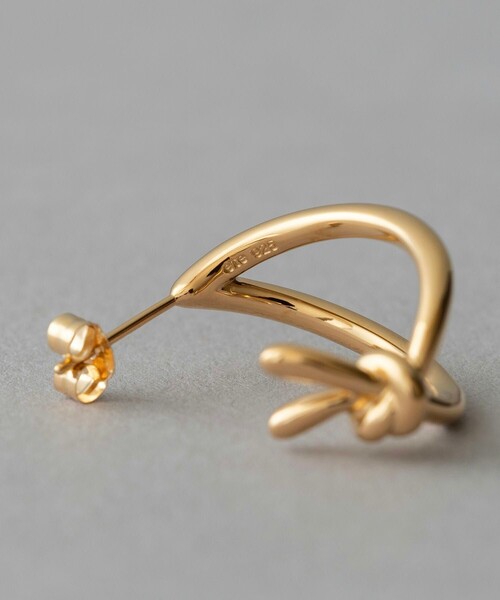 ete ノット ピアス プラチナム ete ピアス ノット レディース : ZOZOTOWN Yahoo!店 - 通販
