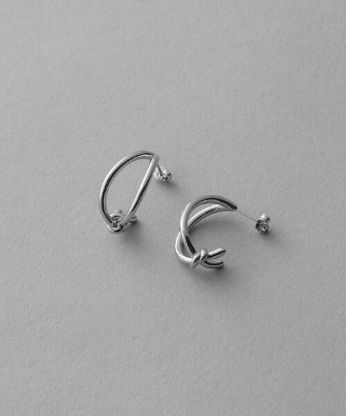 ete ノット ピアス プラチナム ete ピアス ノット レディース : ZOZOTOWN Yahoo!店 - 通販