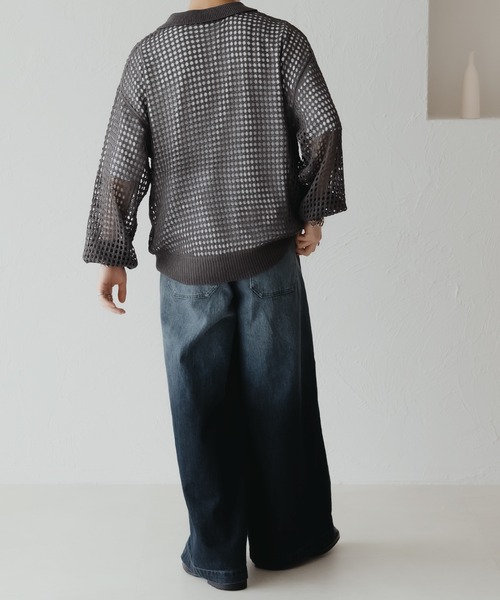 メンズハイネックセーター スキッパー アシメ 韓国3色 g5115 セール】【No sweat.×ADMIX/ATELIER SAB MEN】コラボ別注