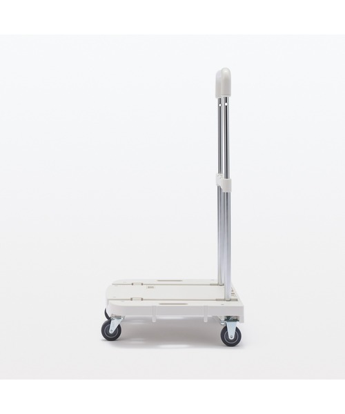 無印良品（MUJI） 収納 持ち手の高さを変えられる ポリプロピレン 台車 