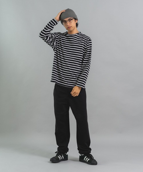 ROOP TOKYO tシャツ ヘヴィーウェイ天竺ボートネック長袖Tee メンズ