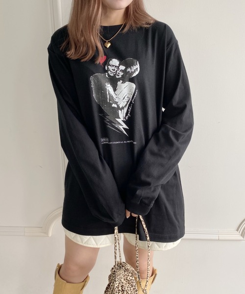 tシャツ Universal Monsters/ユニバーサルモンスターズ/フランケンシュタイン/ロングスリーブTシャツ/Tシャツ/LSTshirts/