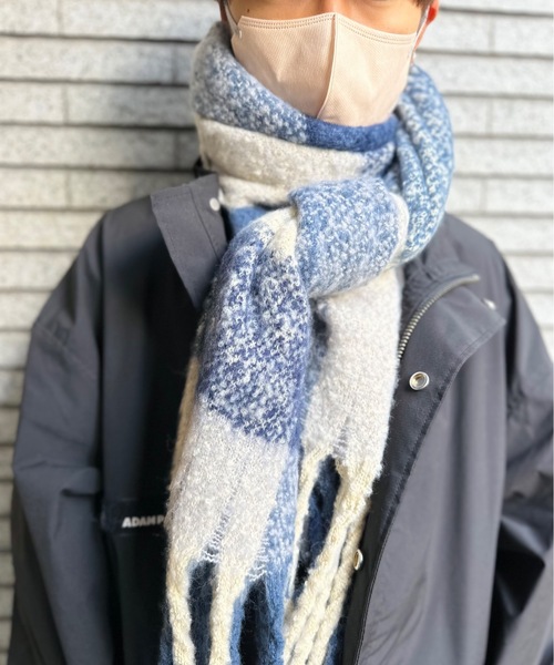 マフラー ストール ONE DAY Select / ブークレマフラー レディース