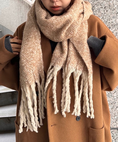 マフラー ストール ONE DAY Select / ブークレマフラー レディース