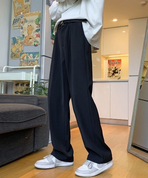 B.R.U スラックス タック入りスラックス メンズ レディース
