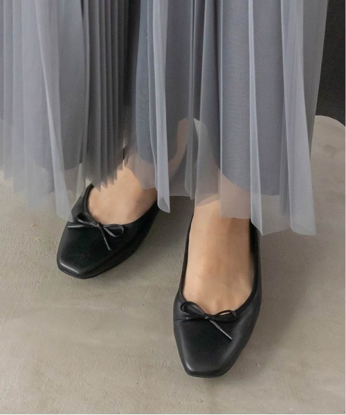 RANDA（ランダ） パンプス スクエアトゥバレエシューズ : ZOZOTOWN