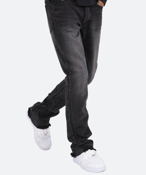   CK Minimal Jeans ブラックデニム 日本製》ブラックデニムパンツ(フルレングスパンツ) | MICHEL