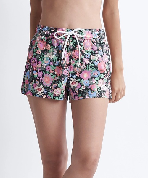 ちゅき Nala High waist swim shorts 日本製 ROXY（ロキシー） 水着 TO THE SUN SHORTS/ロキシーボタニカル柄
