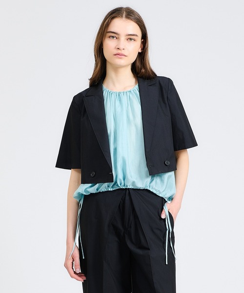 【美品】ESTNATION エストネーション 夏用薄手ジャケット ストレッチ ESTNATION（エストネーション）の「【CLASSY. 4月号 掲載