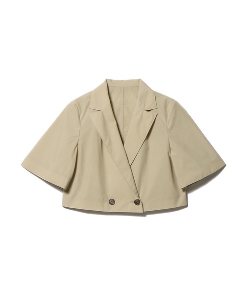 ESTNATION リネンライクジャケット 38サイズ ベージュ ESTNATION / リネンコットンジャケット｜ESTNATION ONLINE STORE
