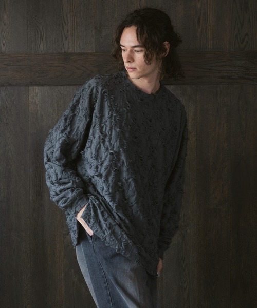 tシャツ Damage long T-shirts/ダメージロンT メンズ : 83111511 