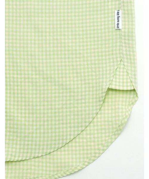 ブラウス シャツ /Little Sunny Bite/checked long shirts レディース メンズ Little sunny bite ブラウス シャツ 「Little Sunny Bite