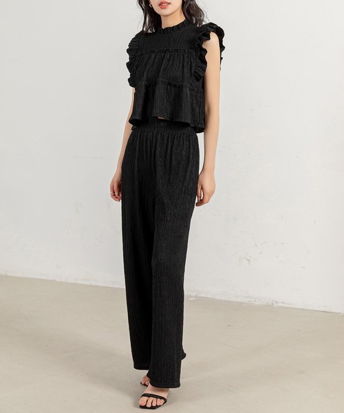 DAY CLOSET セットアップ レディース ヨウリュウ風フリル