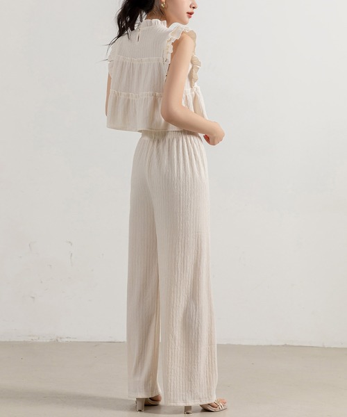 DAY CLOSET セットアップ レディース ヨウリュウ風フリル