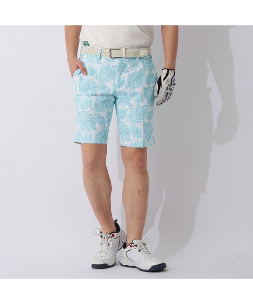 フィラ] ゴルフパンツ タイポグラフィ柄ポケット ショートパンツ