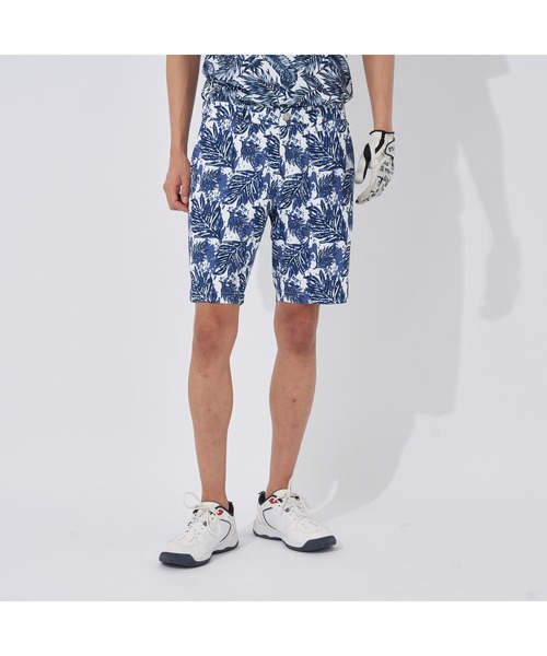 FILA GOLF フィラゴルフ 総柄 ハーフパンツ ゴルフ ウェア ロゴ 人気 FILA GOLF パンツ フィラゴルフ ゴルフウェア ボタニカル