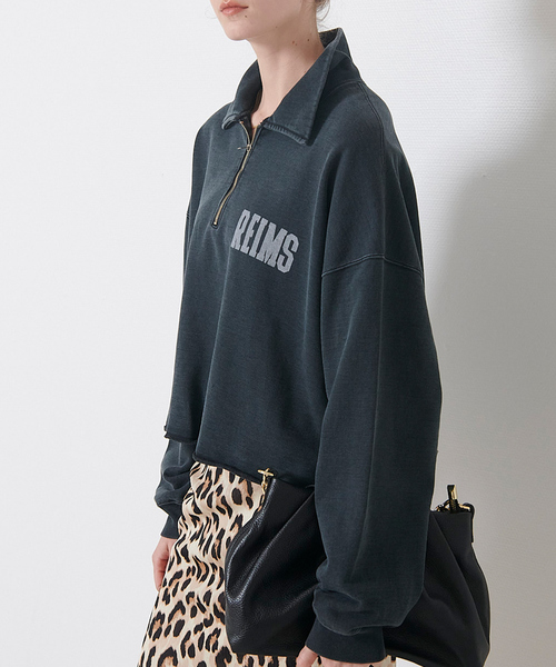 REMI RELIEF レミレリーフ別注ハーフzipスウェット Rouge vif la cle｜【REMI RELIEF/レミレリーフ】別注ハーフzip