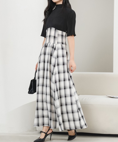 Lace Ladies（レースレディース） ワンピース チェック柄 バックレース