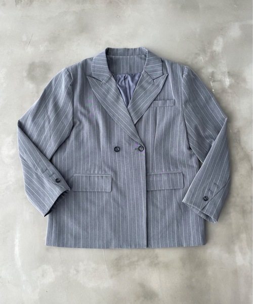 SHAGGIE（シャギー） ジャケット テーラードジャケット ピンストライプ