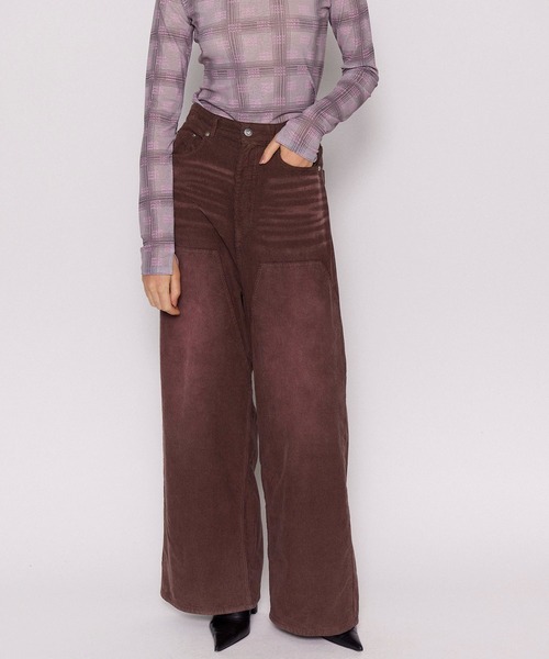 MAISON SPECIAL（メゾンスペシャル） パンツ Corduroy Baggy Pants