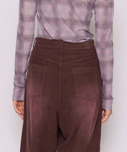 MAISON SPECIAL（メゾンスペシャル） パンツ Corduroy Baggy Pants