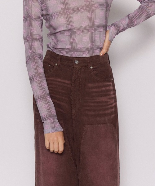 MAISON SPECIAL（メゾンスペシャル） パンツ Corduroy Baggy Pants