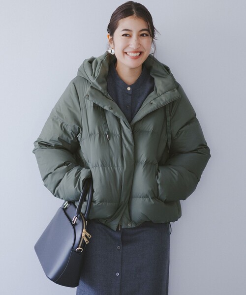 自由区（ジユウク） シャツワンピース ウールジョーゼットシャツ