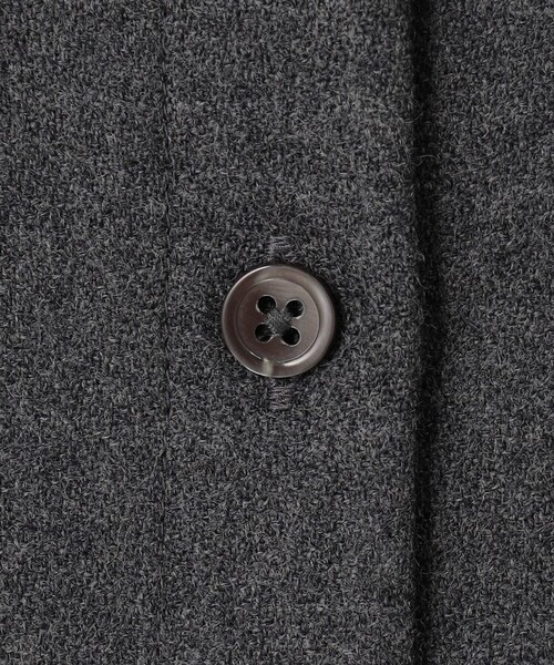 自由区（ジユウク） シャツワンピース ウールジョーゼットシャツ