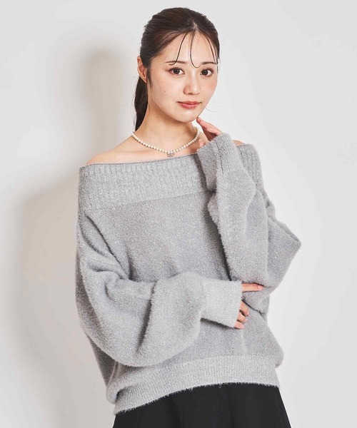 31 Sons de mode ニット セーター スパンコールヤーンニット