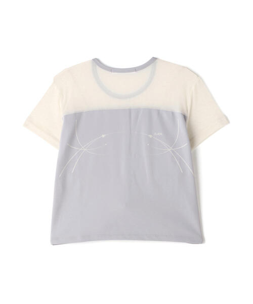 L.H.P tシャツ OJOS/オホス/HALF SHEER JERSEY TEE レディース