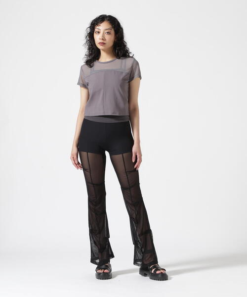 tシャツ OJOS/オホス/HALF SHEER JERSEY TEE レディース L.H.P tシャツ OJOS/オホス/HALF SHEER JERSEY TEE レディース