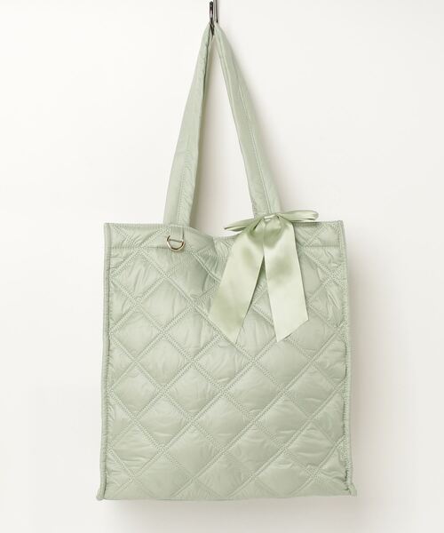 FUNALIVE（ファンアライブ） トートバッグ キルト サテンリボン