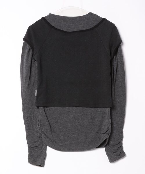 NASTY FANCY CLUB tシャツ Tシャツ CLUB／ローズレイヤードロング 