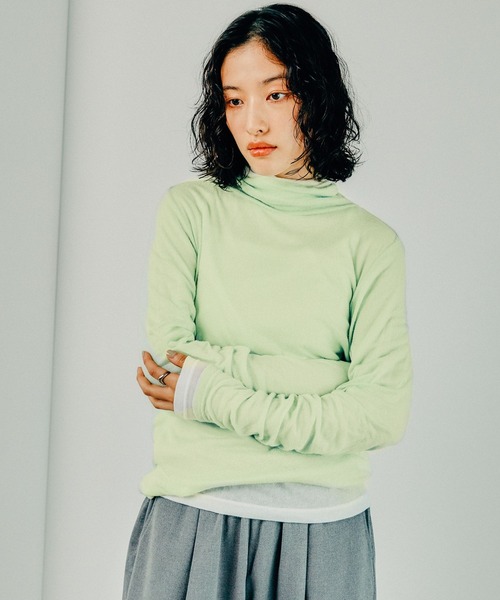 LEPSIM（レプシィム） tシャツ テンセル混タートル 145367 レディース