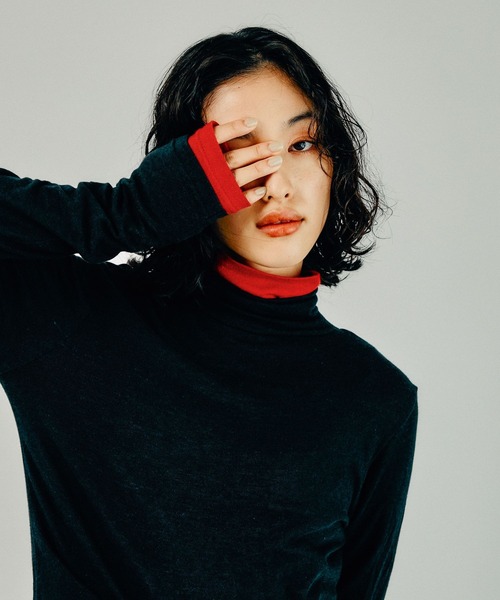 LEPSIM（レプシィム） tシャツ テンセル混タートル 145367 レディース